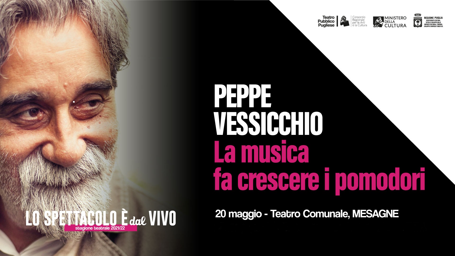 Mesagne: Chiude con Peppe Vessicchio la stagione di prosa