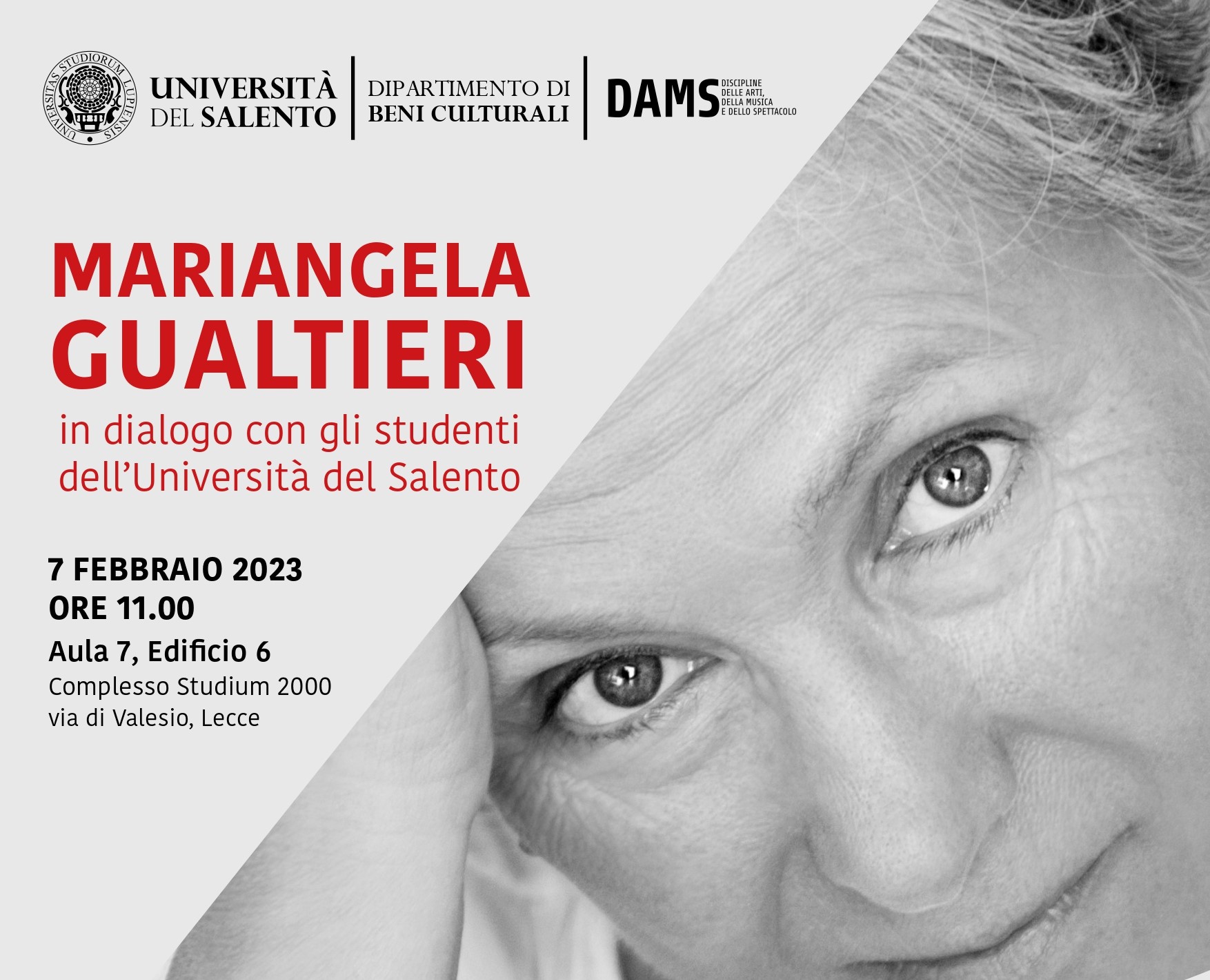 Lecce: Mariangela Gualtieri nel Salento