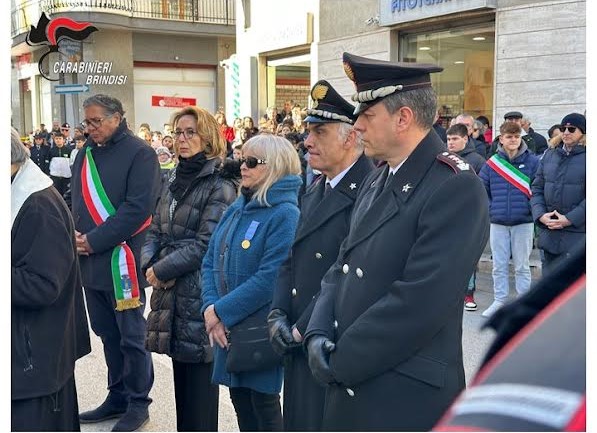 Ceglie M.ca: Cerimonia di commemorazione del Carabiniere Ausiliario M.O.V.M. Angelo Petracca