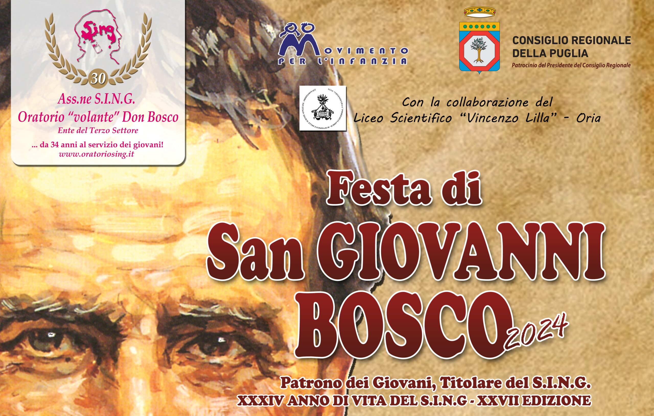 Oria: Nicola Gratteri sarà ospite della Festa di San Giovanni Bosco dell'Oratorio S.I.N.G.