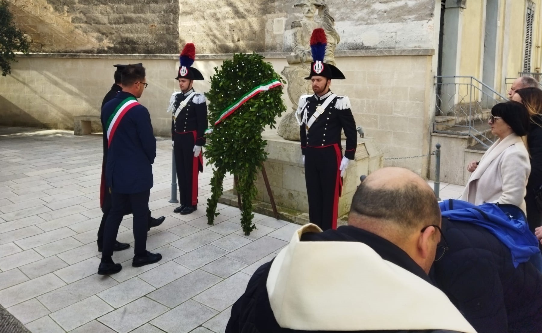Torre S.Susanna e San Pancrazio S.no: Cerimonia di commemorazione del Carabiniere M.O.V.M. Cosimo Luigi Miccoli