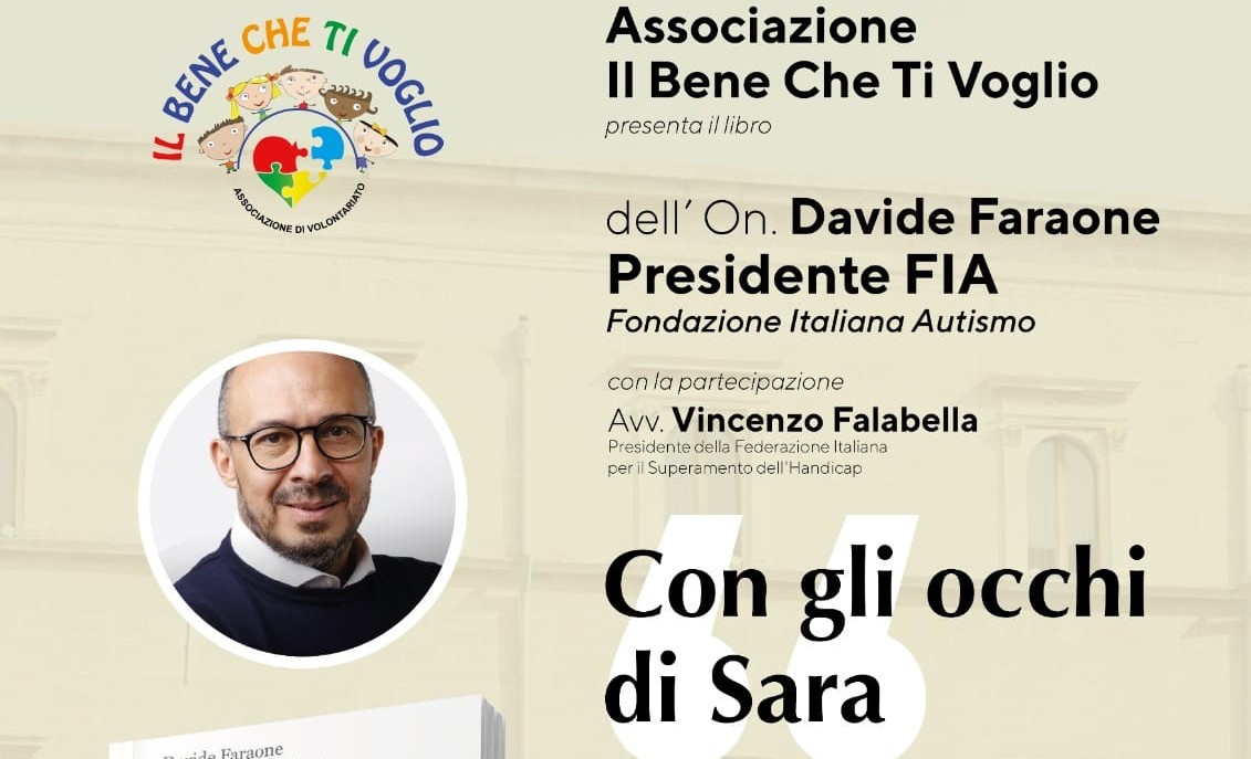 Brindisi: Presentazione "Con gli occhi di Sara – Un padre, una figlia e l’autismo”