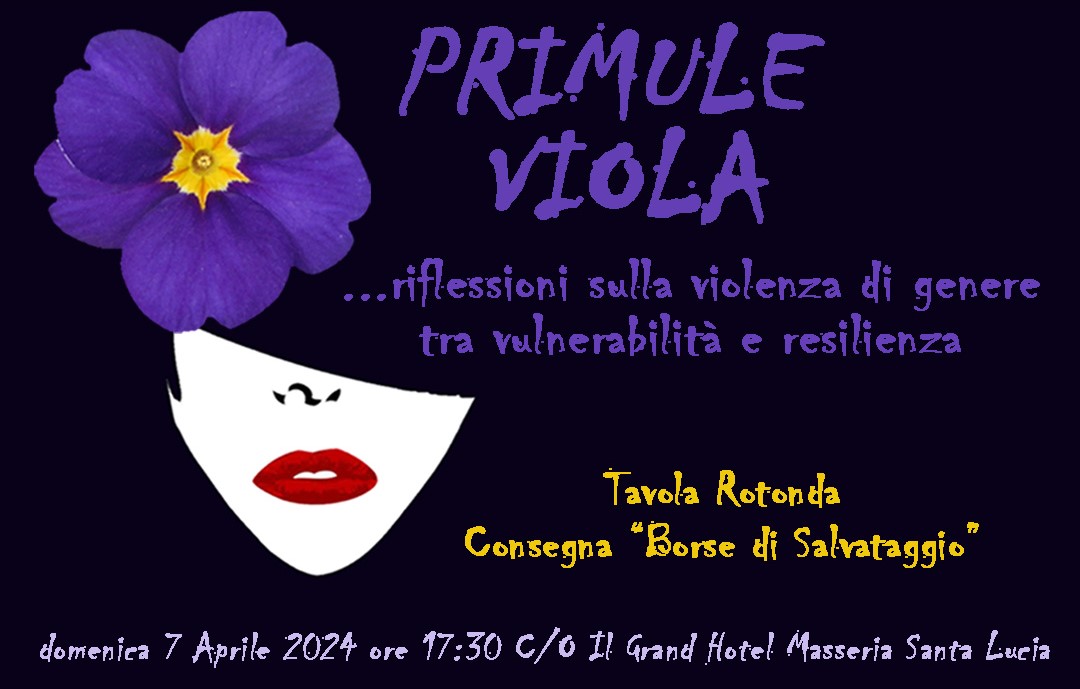 Ostuni: Primule Viola. Riflessioni sulla violenza di genere, tra vulnerabilità e resilienza