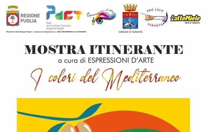 Taranto: Dal 20 aprile la mostra "I Colori del Mediterraneo" al Castello Aragonese