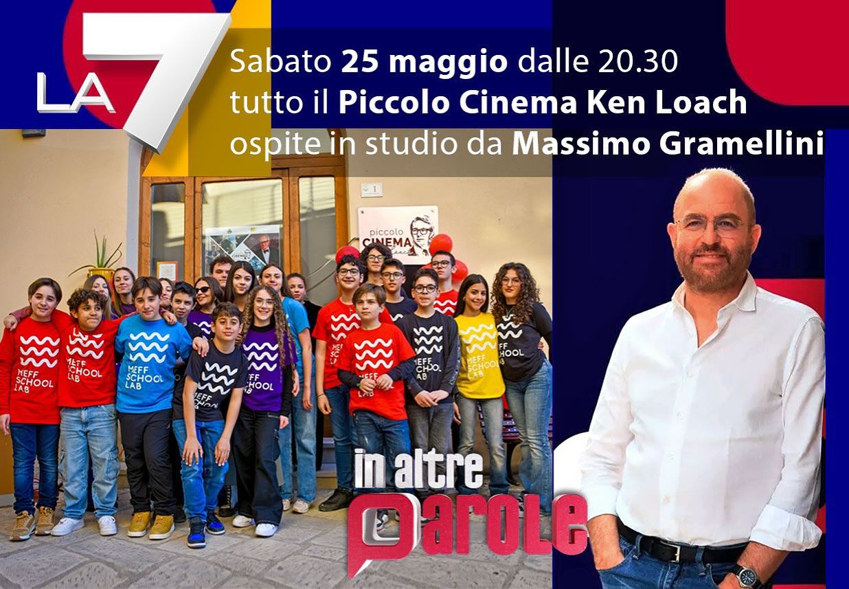 Mesagne: I ragazzi de Il Piccolo Cinema Ken Loach ospiti della trasmissione di Massimo Gramellini su La7