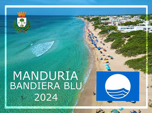 Manduria: Bandiera Blu premia le spiagge del litorale. Il giusto riconoscimento per l'impegno