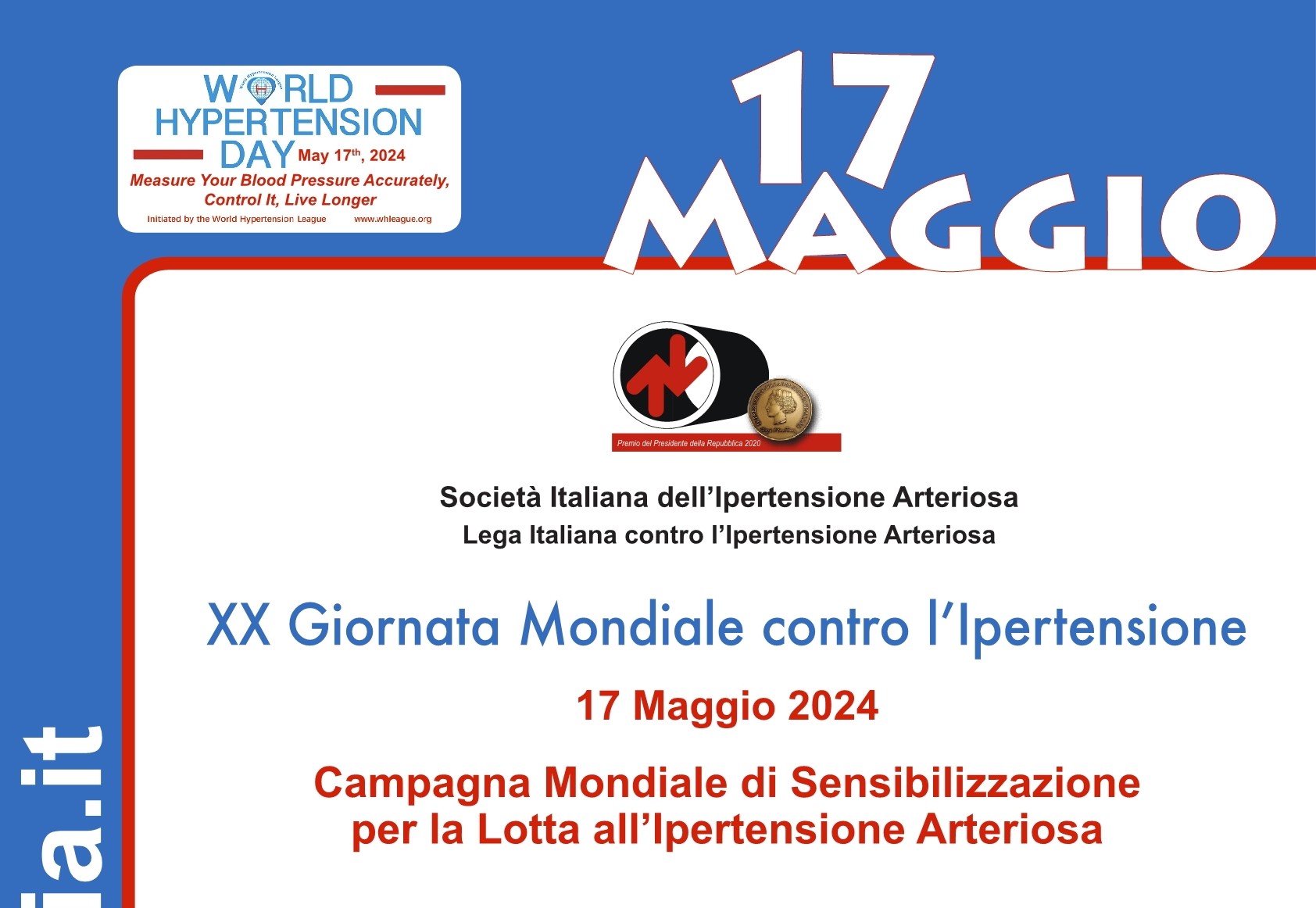 Giornata mondiale contro l’ipertensione, screening a Brindisi e Mesagne