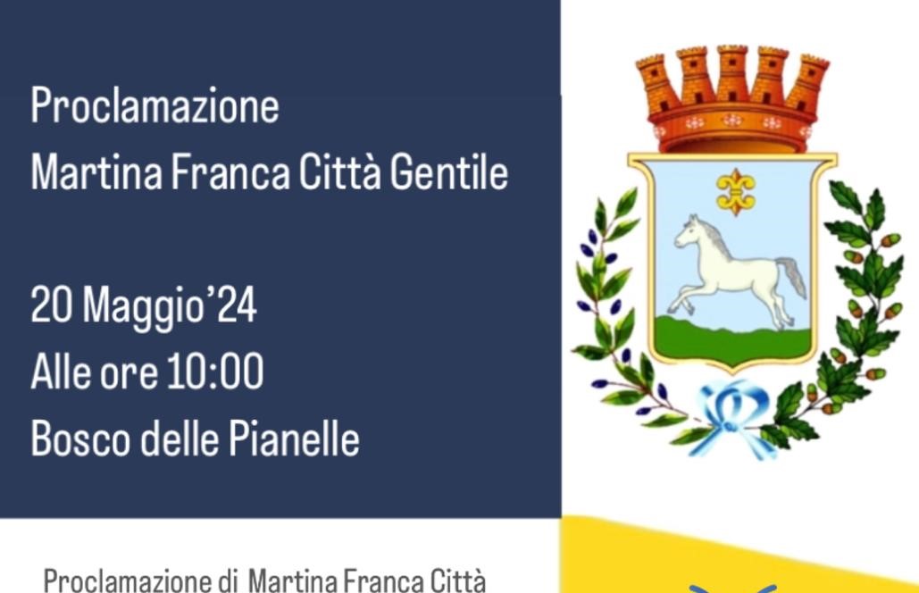 Martina F.ca: La città aderisce al Manifesto delle Città Gentili, è la terza in Puglia