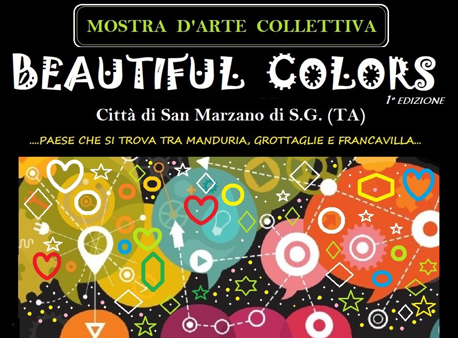 San Marzano di S.Giuseppe: Mostra d'arte collettiva Beautiful Colors Puglia