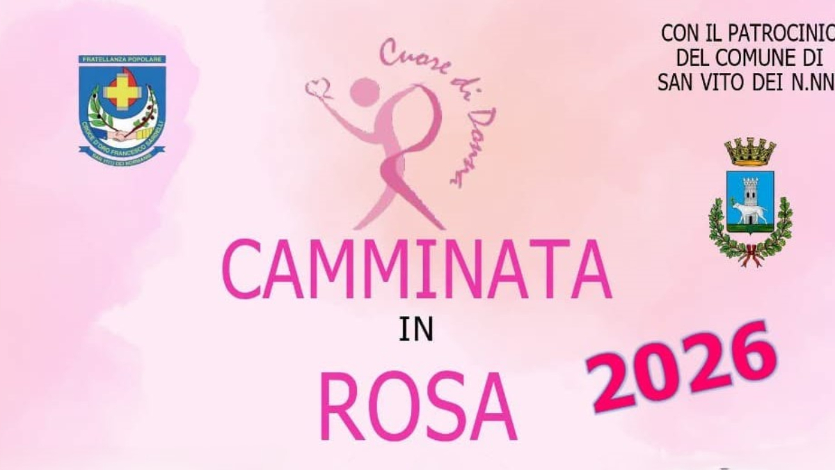 San Vito dei N.nni: Torna la Camminata in Rosa per la prevenzione